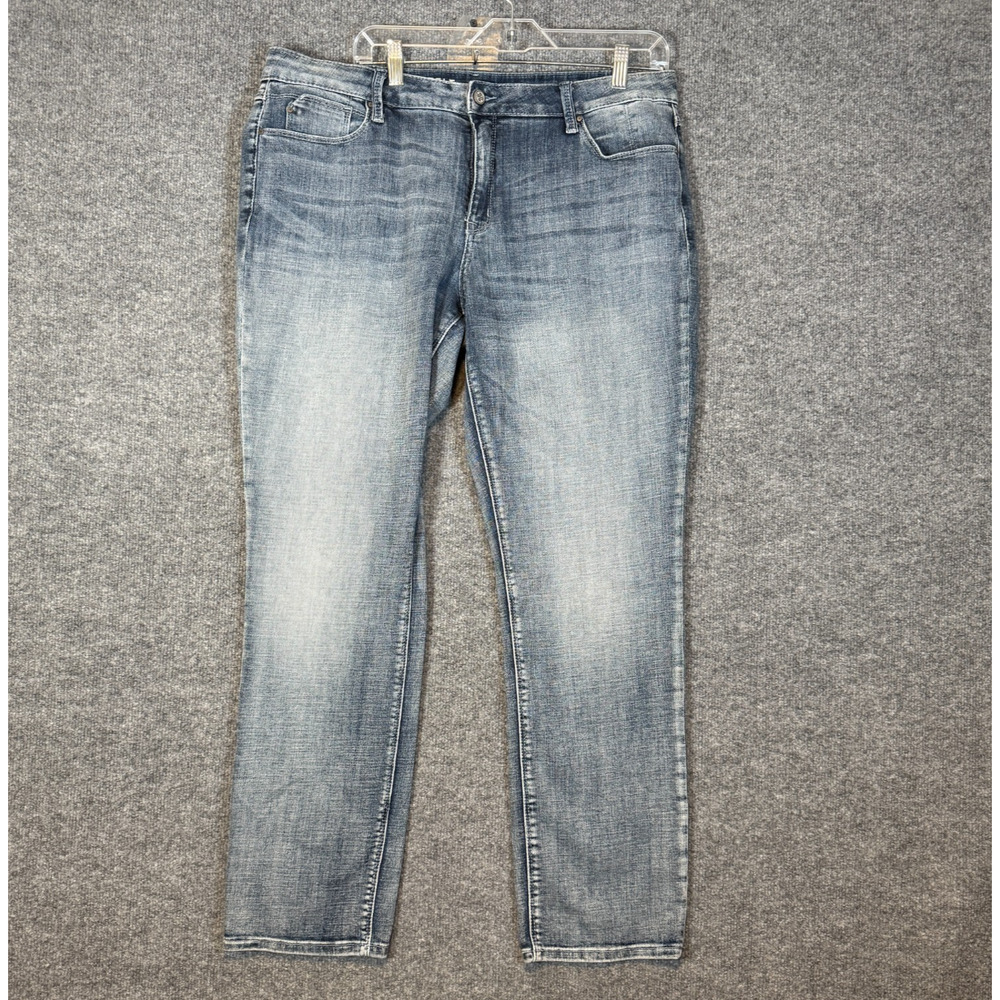 Laurie Felt Jeans Womens 16 Blue Denim Classic Boyfriend Jeans Plus Size